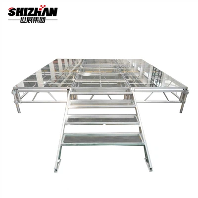 Στάδια αλουμινίου για ακρυλική πλατφόρμα γάμου