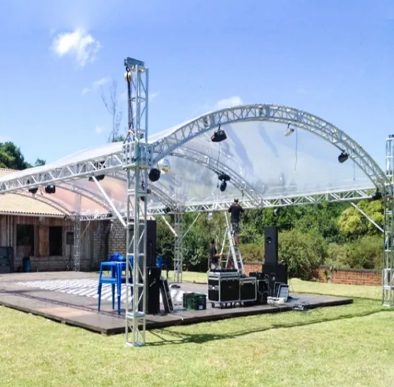 Aluminum Concert stage Roof Truss System Aluminum Concert stage Roof Truss System